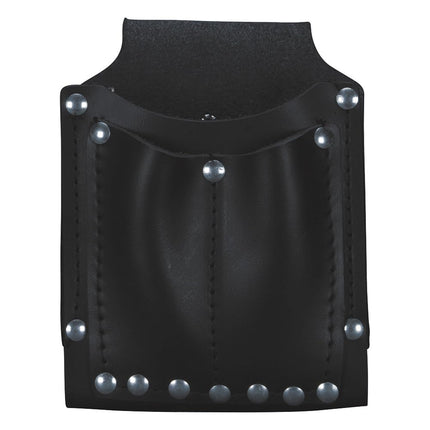 Tool Pouch, Leather, 3 Pkts, Tunnel Loop
