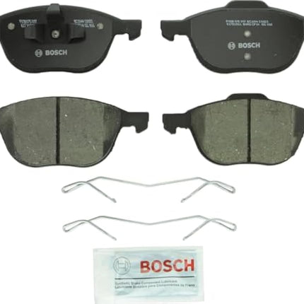 BOSCH BC1044 QuietCast Premium Ceramic Disc Brake Pad Set - Compatible with Select Ford C-Max, EcoSport, Escape, Focus; Mazda 3, 3 Sport, 5; Volvo C30, C70, S40, V50; FRONT