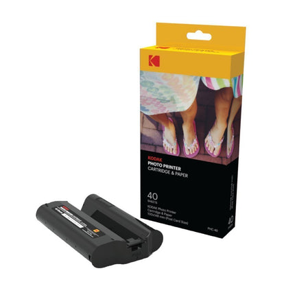Kodak Dock Wi-fi PhC Refill Photo Printer Cartridge and Photo Paper - Pack of 40