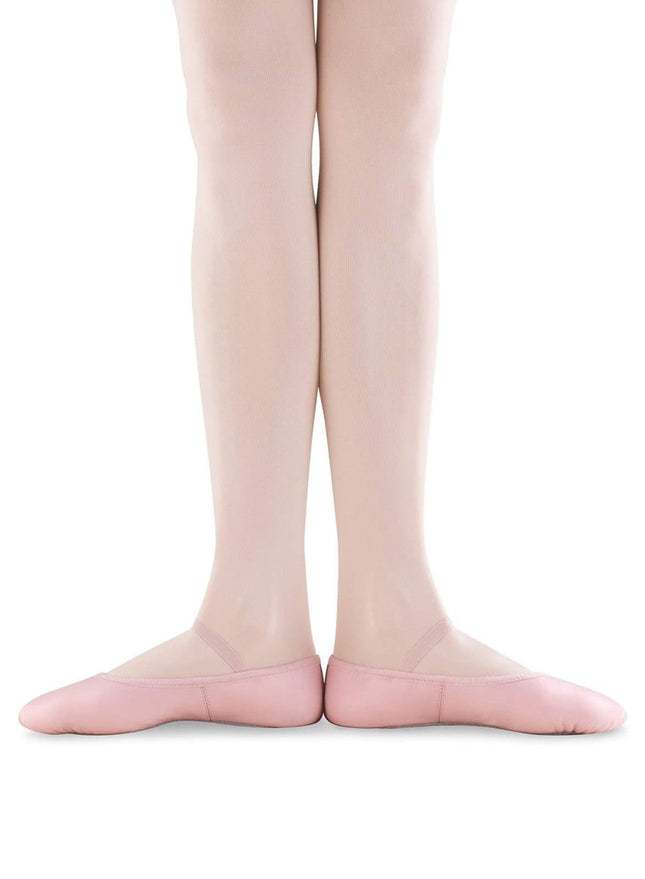 Bloch Girl's Dance Bunnyhop Full Sole Leather Ballet Slipper/Shoe, Pink, 8.5 X-Narrow Little Kid