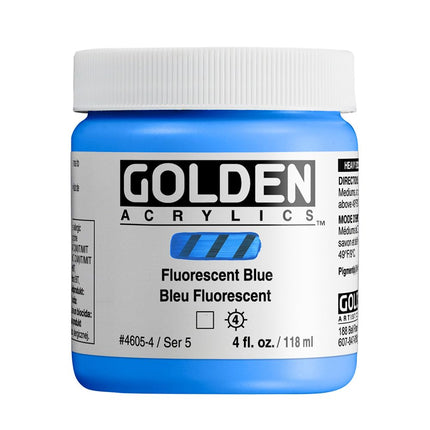 Golden 0004605-4 4Oz Heavy Body Fluorescent Color 