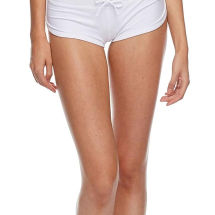 Short de bain sportif Body Glove pour femme, modèle Smoothies Sidekick, couleur Snow, taille Large