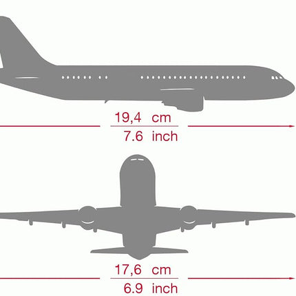 Herpa Snap-Fit Model Airplane QantasLink Airbus A220-300 - Flying Art Series/Minyma Kutjara Tjukurpa 1:200 Scale Miniature Collectible Model with Base Plastic