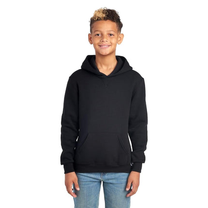 Russell Athletic Sudaderas con Capucha de Forro Polar Dri-Power para Jóvenes, Absorbe la Humedad, Tallas S-XL, Negro, XL
