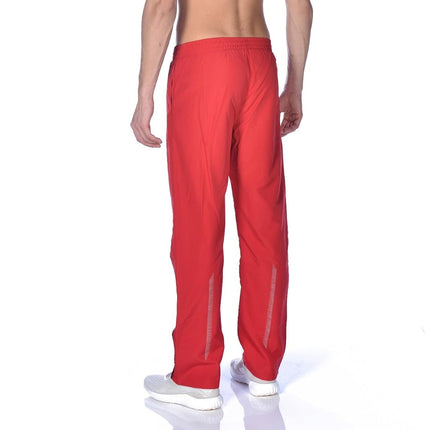 ARENA Chándal de calentamiento de equipo estándar ligero y deportivo, pantalones rojos, talla L