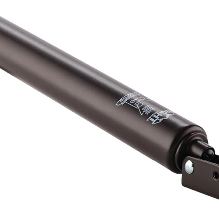 Wright Products Pneumatic Storm Door Closer – Adjustable, Smooth-Closing with Hold-Open Washer (Transitional, Bronze)