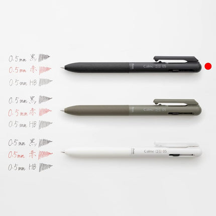 Pentel BXAW355A Calme Multi-Functional Ballpoint Pen, 0.5, Sharp 0.5, Black