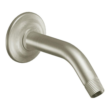 Moen S177BN Collection 6-Inch Shower Arm, Brushed 