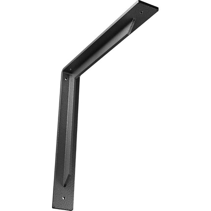 Ekena Millwork BKTM02X14X14STHSV Steel Bracket Stockport, 2"W x 14"D x 14"H, Hammered Silver