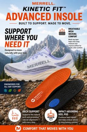 Merrell Women's Insole, Orange, 3