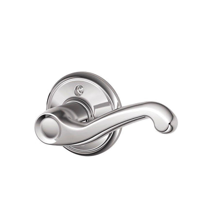 Schlage F170FLA625RH Flair Right Hand Dummy Lever, Bright Chrome