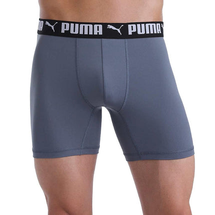 Puma Mens Sport Strech Boxer Briefs, Multicolor, Large US