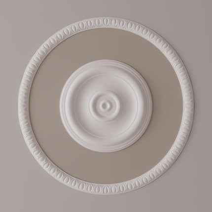 Ekena Millwork CR22MD Middlesborough Roof Ring for Eggs and Darts - 1/4 Full Circle - White