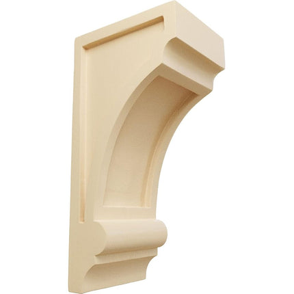 Ekena CORW04X05X10DIMA 4-Inch Width x 5-Inch Depth x 10-Inch Height Diane Recessed Wood Corbel - Maple