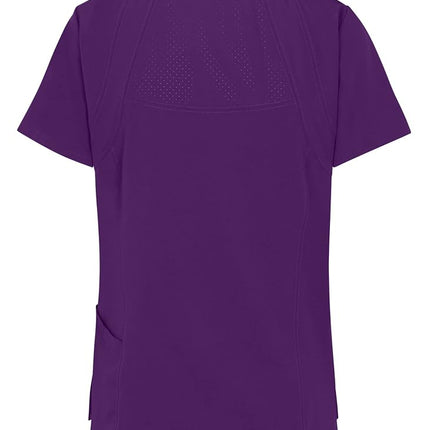 Natural Uniforms Womens Cool Stretch Jogger Scrub Set with Regular and Petite Sizes, Eggplant, XXL