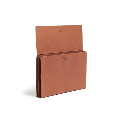 Smead End Tab Expanding File Wallet with Flap and Cord Closure, 5-1/4" Expansion, Legal Size, Redrope, 10 per Box (71148)
