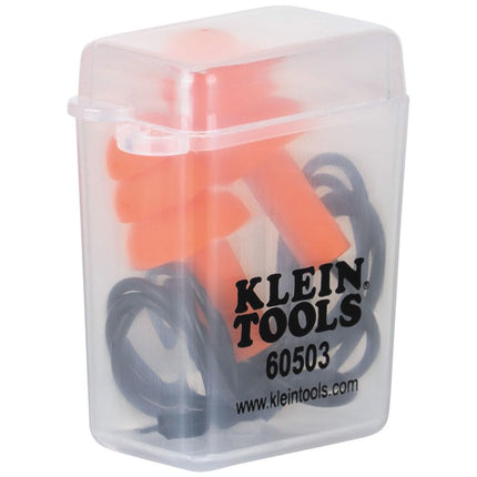 Klein Tools Corded Earplugs, 6 pr Pack 605036