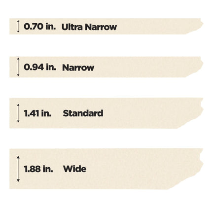 Scotch Contractor Grade Masking Tape, 0.94 inches by 60.1 yards (360 yards total), 2020, 6 Rolls