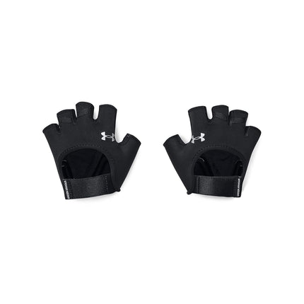 Under Armour W TRAINING GLOVES - Half Finger - Gloves - Black/Silver - Size: XS