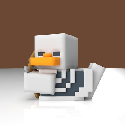 TUBBZ: Minecraft - Hostile Skeleton Mob Rubber Duck Collectable Toy 9 cm