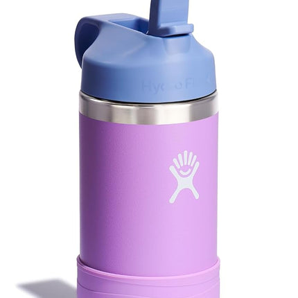 Hydro Flask 12 Oz Kids Wide Mouth Straw Cap and Boot Anemone