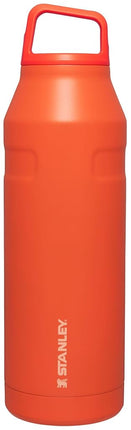 Stanley IceFlow Cap and Carry Water Bottle 50 oz | Wide Mouth Twist Lid | Lightweight and Leakproof for Travel and Sports | Insulated Stainless Steel | BPA-Free | Tigerlily