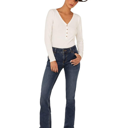 Wrangler Women's Western Stretch Boot Cut Jean, Ko