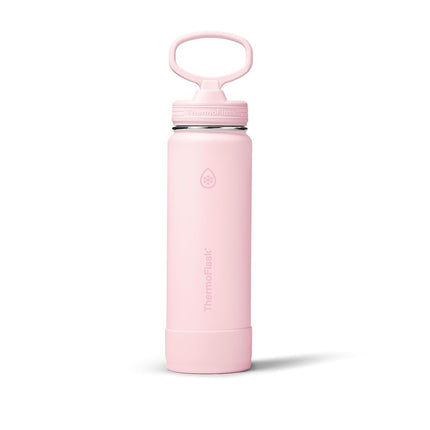 ThermoFlask Insulated Water Bottle with Straw Lid 