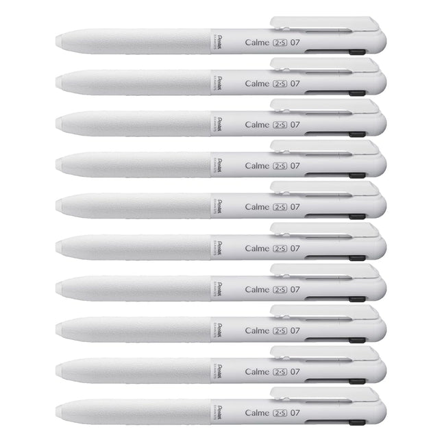 Pentel BXAW375W Calme Multifunctional Pen, 2 Ballp