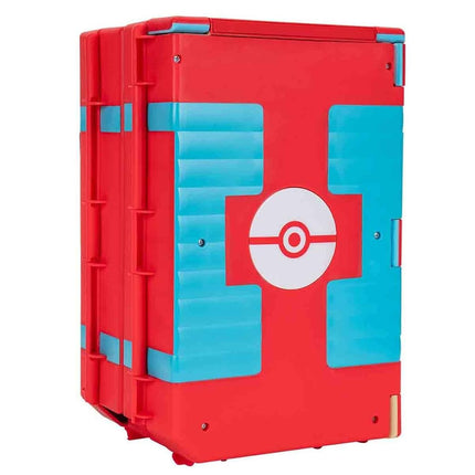 Pokémon Carry Case Beach Battle Playset - Portable Transforming Backpack Playset with Action Features and 2-inch Pikachu Battle Figure