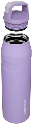 STANLEY IceFlow Cap and Carry Water Bottle 36 oz | Wide Mouth Twist Lid | Lightweight and Leakproof for Travel and Sports | Insulated Stainless Steel | BPA-Free | Lavender