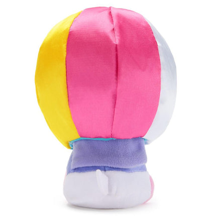 DISNEY STORE Official Mini Mix-Its Plushies – Daisy Duck - Cute Stuffed Animals - Mix & Match Detachable Hats - Hook and Loop Strap - Plush Toys for Kids and Collectors, 7 Inch