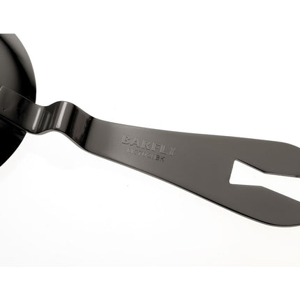 Barfly Scalloped Julep Bar Strainer, O/S, Gun Metal Black