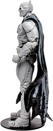 McFarlane Toys, 7-Inch DC Direct Black Adam Gold Label Batman Action (Line Art Variant) Figure with 22 Moving Parts, Collectible DC Black Adam Comic Figure with Unique Comic Book – Ages 12+