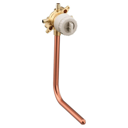 Moen U140X-PF M-CORE 3-Series 4 Port Tub and Shower Pre-Fabricated Mixing Valve with Crimp Ring PEX Connections, or Unfinished