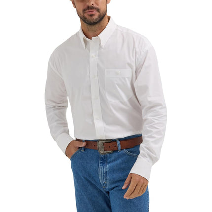Wrangler Men's George Strait Western Long-Sleeve R