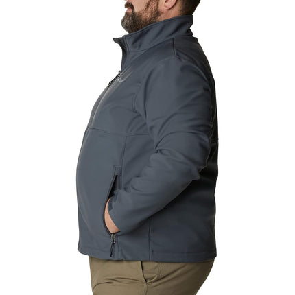 Columbia Men's Chaqueta Softshell Ascender Con Cremallera Frontal Shell Jacket, Grey, 4XL