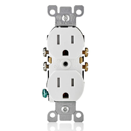 Leviton 10-Pack Duplex Receptacle, Straight Blade,