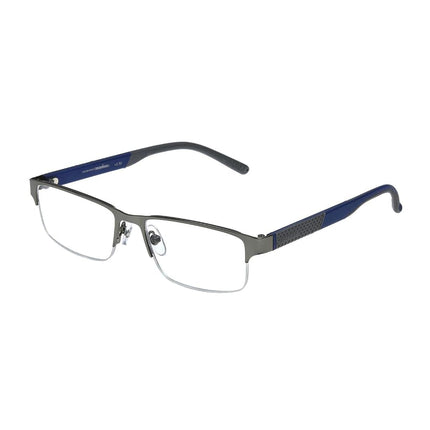 Ironman 1001 Gunmetal Reading Glasses w/Case +2.75