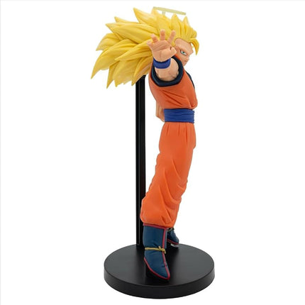 BANPRESTO Goku Super Saiyan 3 (Vs Majin Buu) Dragon Ball Z - Match Makers, 17 cm, Multicoloured, BP29078P, Ideal for Anime Fans