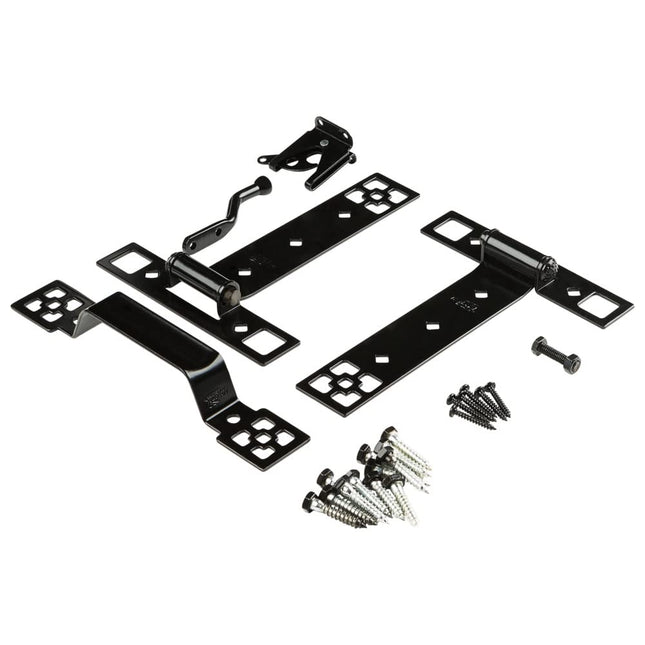 National Hardware N109-316 Craftsman Gate Kit, Black