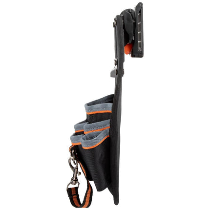 Klein Tools 55832MB MODbox Tool Pouch, 8-Pockets, Electrician Tool Bag, Quickly Attach and Release from Tool Belts and MODBox Rail System