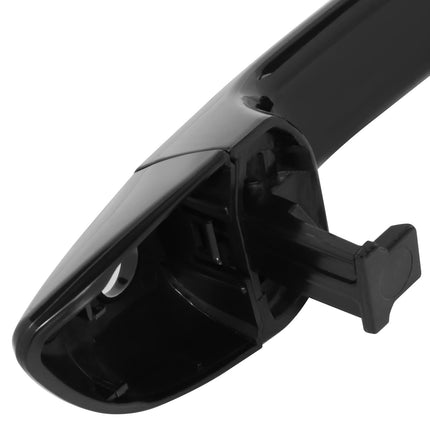 DNA MOTORING Front Driver Outer Door Handle Compatible with 14-19 Corolla, w/Keyhole, Black, OEM-DHO-01538