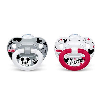 NUK Disney Mickey Mouse Orthodontic Pacifiers, 0-6