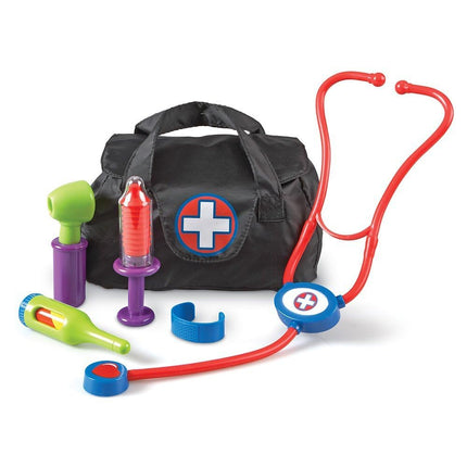 Learning Resources New Sprouts Cure It! Doctor Kit for Kids, Pretend Play Doctor Set, 6 Pieces, Ages 2+