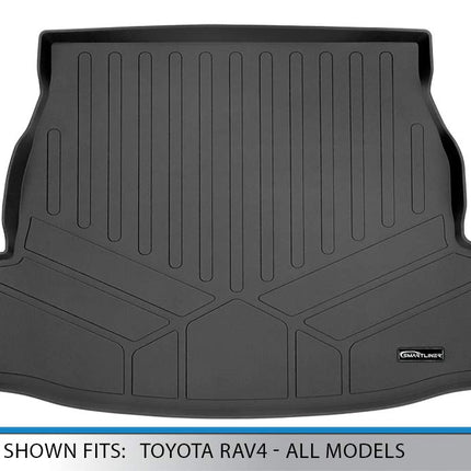 Tapis de coffre SMARTLINER toutes saisons sur mesure noir pour Toyota RAV4 2019