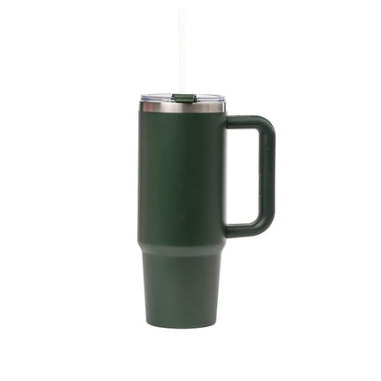 Sip+Sea Cayman 30 oz Stainless Steel Tumbler with Handle, Lid, and Straw | Double Wall Vacuum Insulated