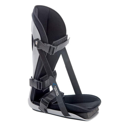 United Ortho Plantar Fasciitis Adjustable Leg Support Brace Fits Right or Left Foot for Soreness Relief, Foot Pain and Stretching, Medium, Black