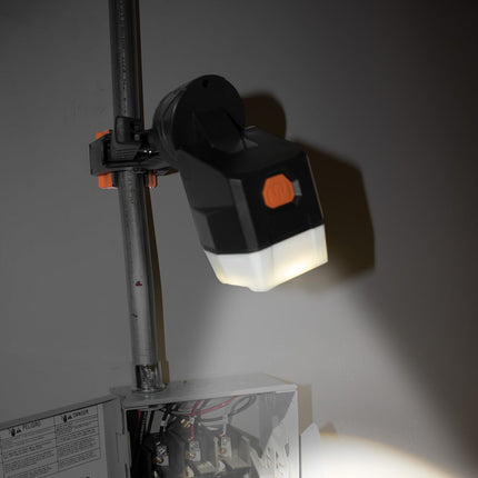 Work Light, LED Clamp Light Rotates 360 Degrees, Pivots 90 Degrees, Dust and Water Resistant Klein Tools 56029