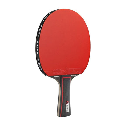 JOOLA Duo PRO Table Tennis Set of 2 Table Tennis Bats + 3 Balls + Cover Red/Black 6 Pieces
